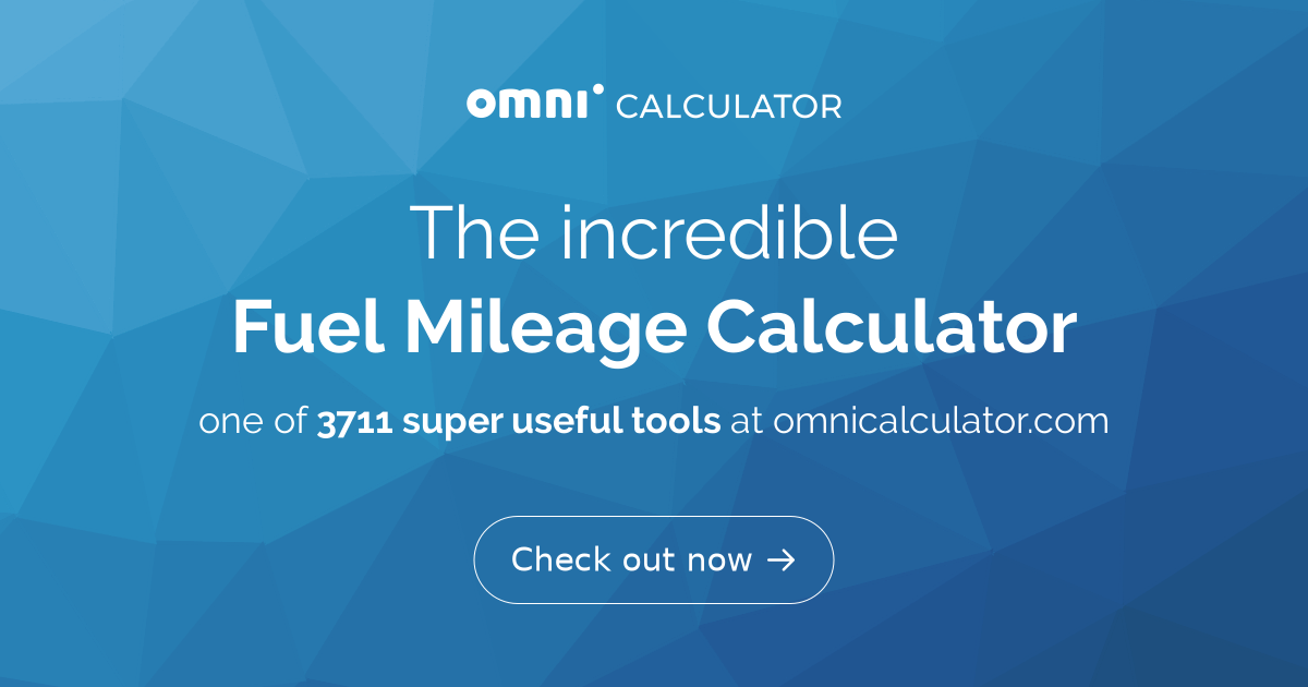 Fuel Mileage Calculator