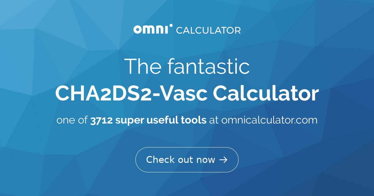 CHA2DS2-Vasc Calculator