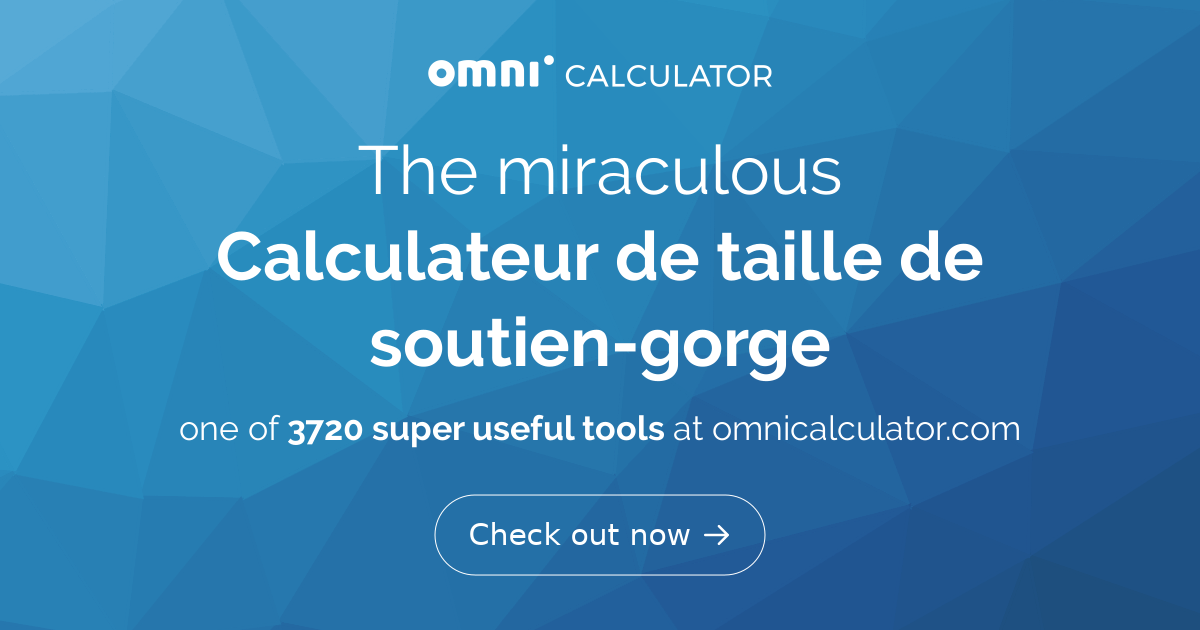 Calculateur de taille de