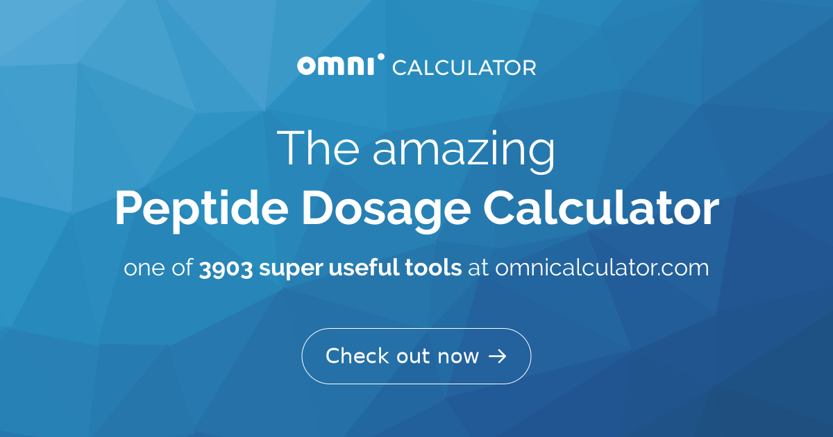 bpc-157 calculator Dosage dosing bpc 157 injection Peptide