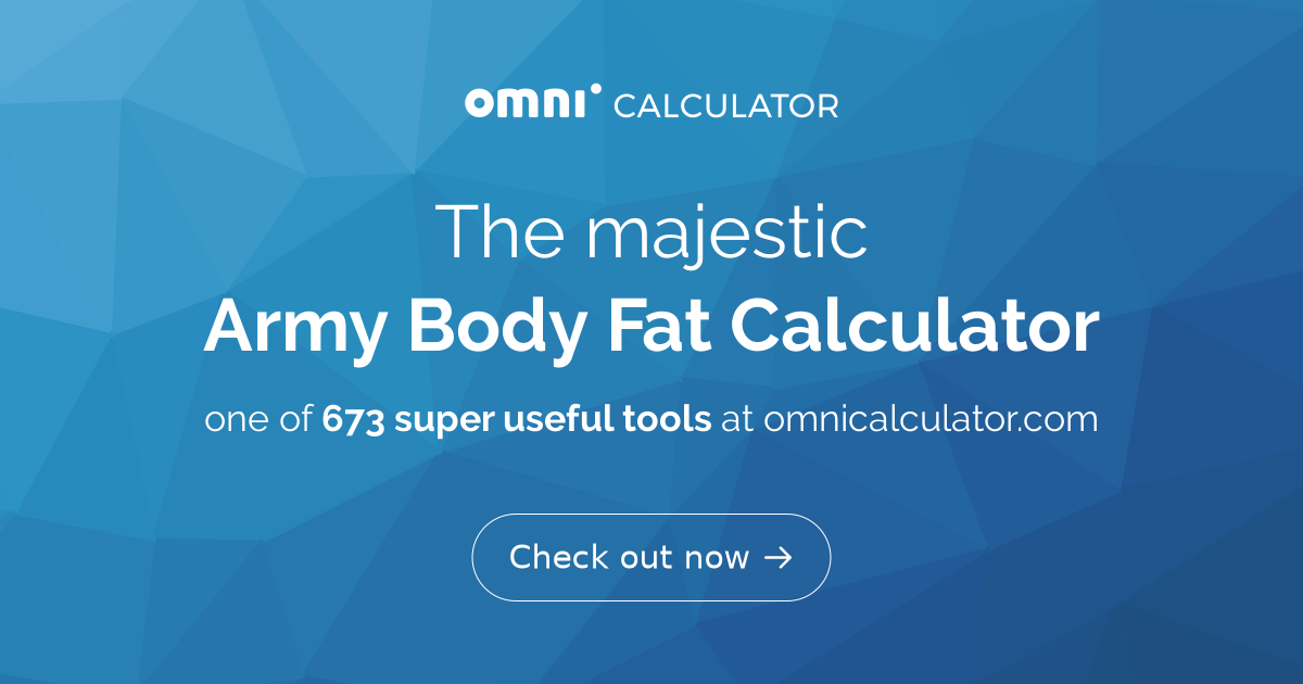 omni body fat calculator