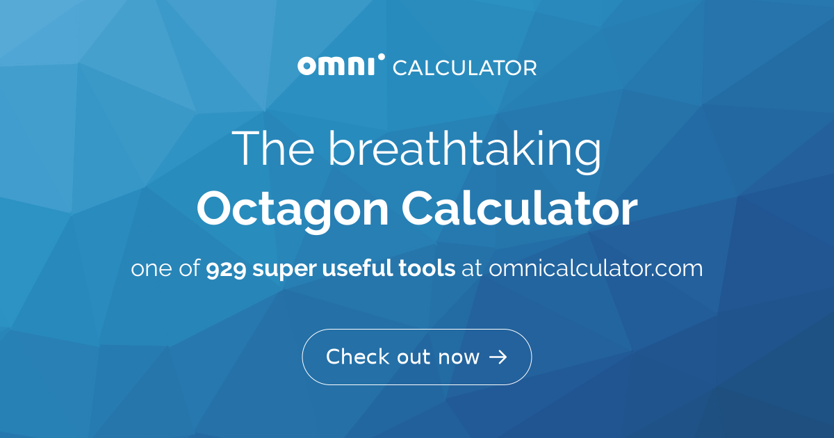 Octagon Calculator | Shape | Definition - Omni
