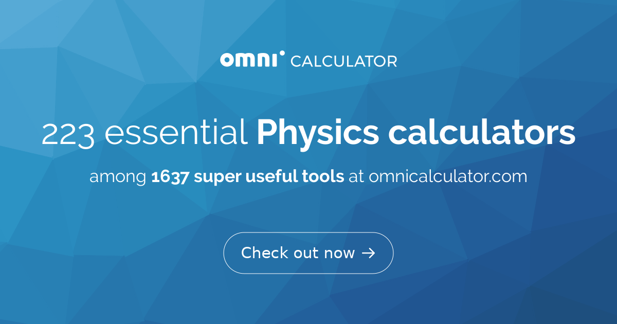 omni physics calculator
