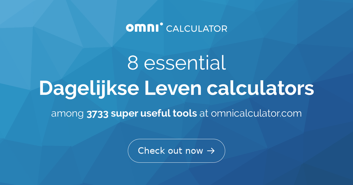 Everyday life calculators