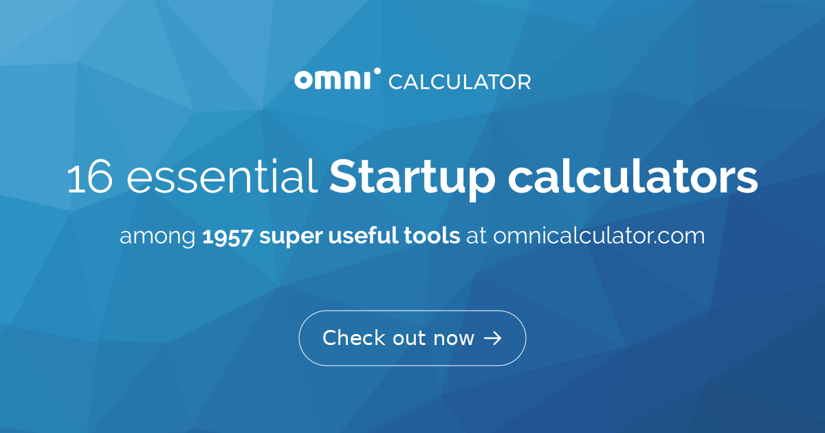 startup-calculators